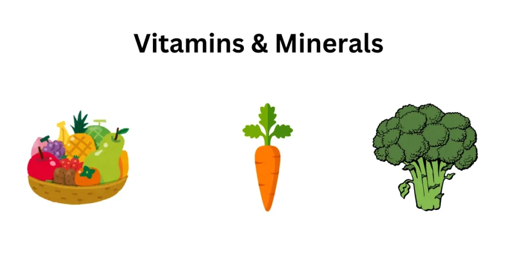 vitamins and minerals