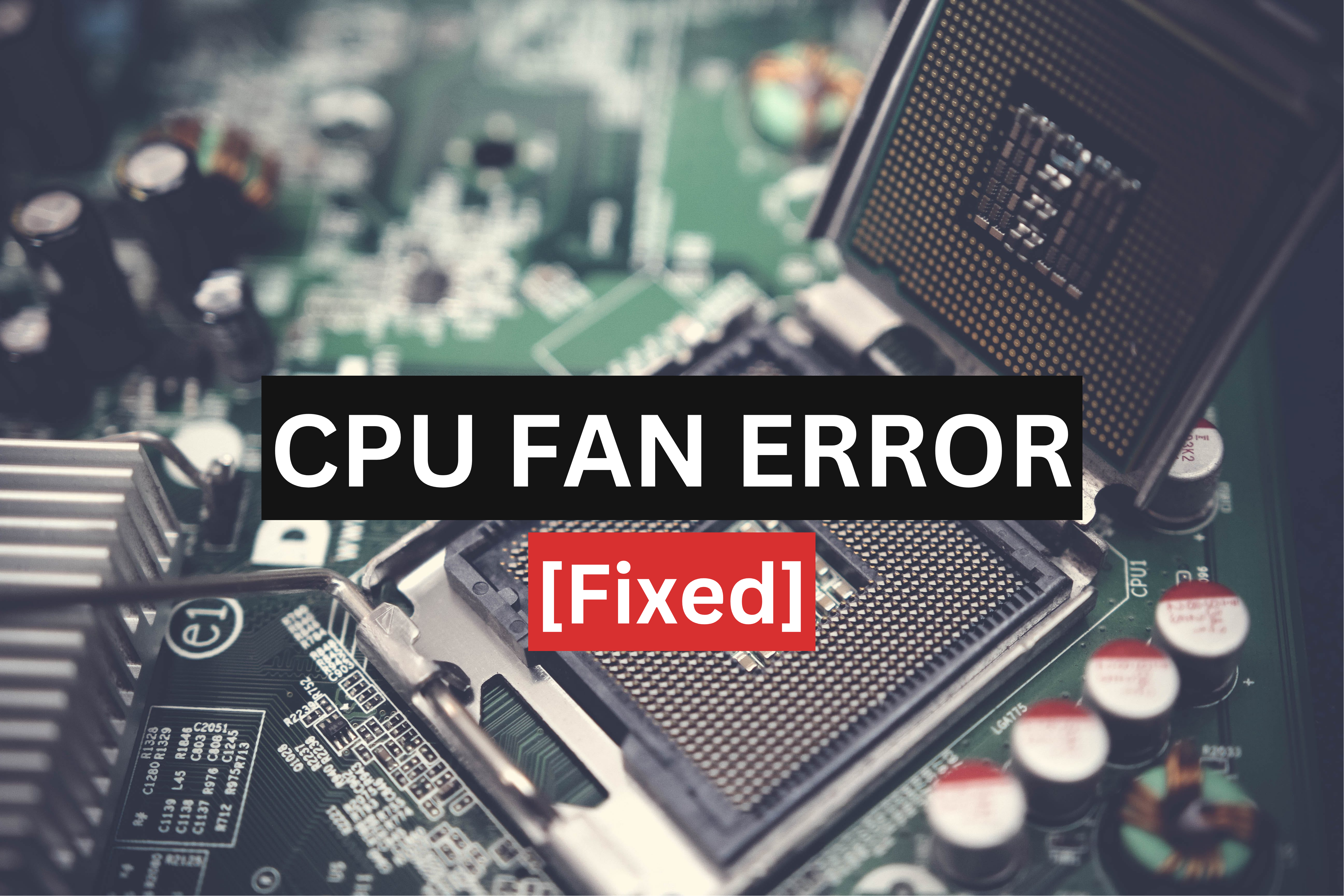 cpu fan error