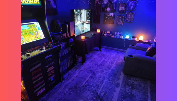 gaming man cave